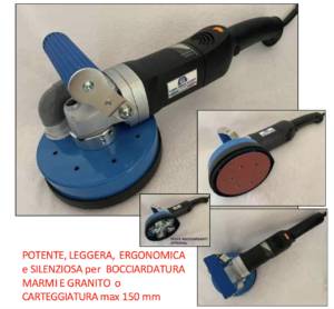 BOCCIARDATRICE 2021-150 - BOCCIARDATRICE CARTEGGIATRICE da 150 mm